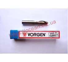 Фреза твердосплавна D8х20х45мм Z=2 ц/хв шпонкова монолітна VORGEN